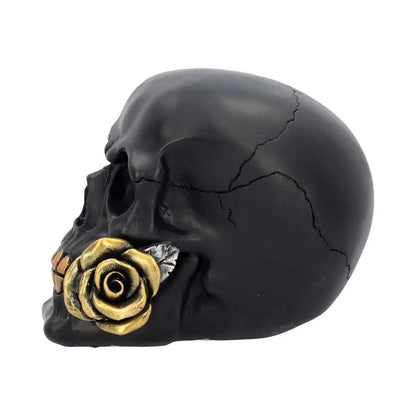 SKULL GOTHIC BLACK ROSE FROM THE DEAD