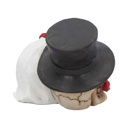 SKULL GOTHIC ROSE TOGETHER FOREVER