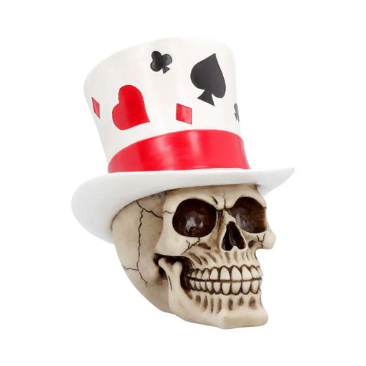 SKULL WITH HAT CASINO JACK LUCKY HAT