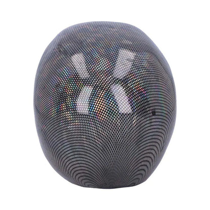 SKULL ORNAMENT HOLOGRAPHIC SILVER