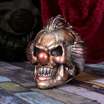 STEAMPUNK SKULL CLOWN MECHANICAL HORROR