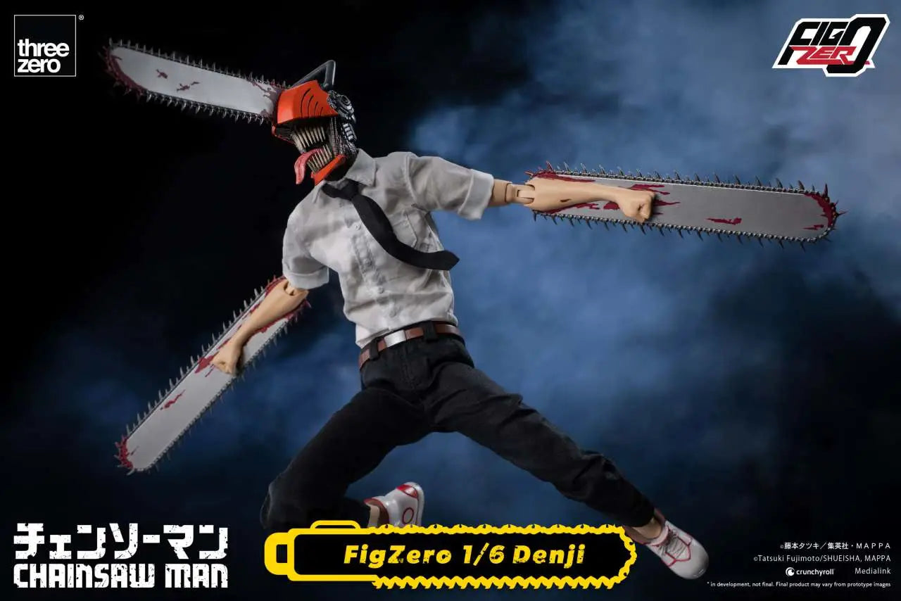 THREEA TOYS/THREEZERO CHAINSAW MAN DENJI AF 1/6 ACTION FIGURE 30 cm