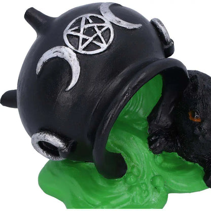 NEMESIS NOW BLACK CAT - OOOPS! ORNAMENT STATUA 8.70 cm
