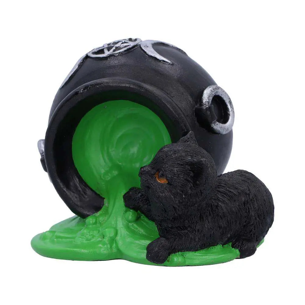 NEMESIS NOW BLACK CAT - OOOPS! ORNAMENT STATUA 8.70 cm