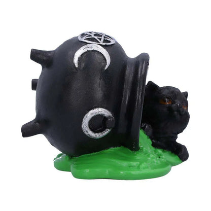 NEMESIS NOW BLACK CAT - OOOPS! ORNAMENT STATUA 8.70 cm