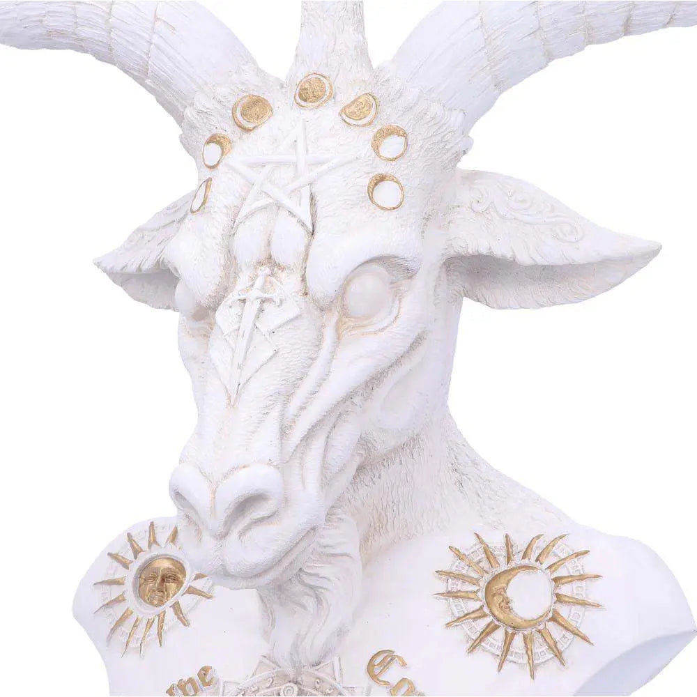 BAPHOMET WHITE BUST