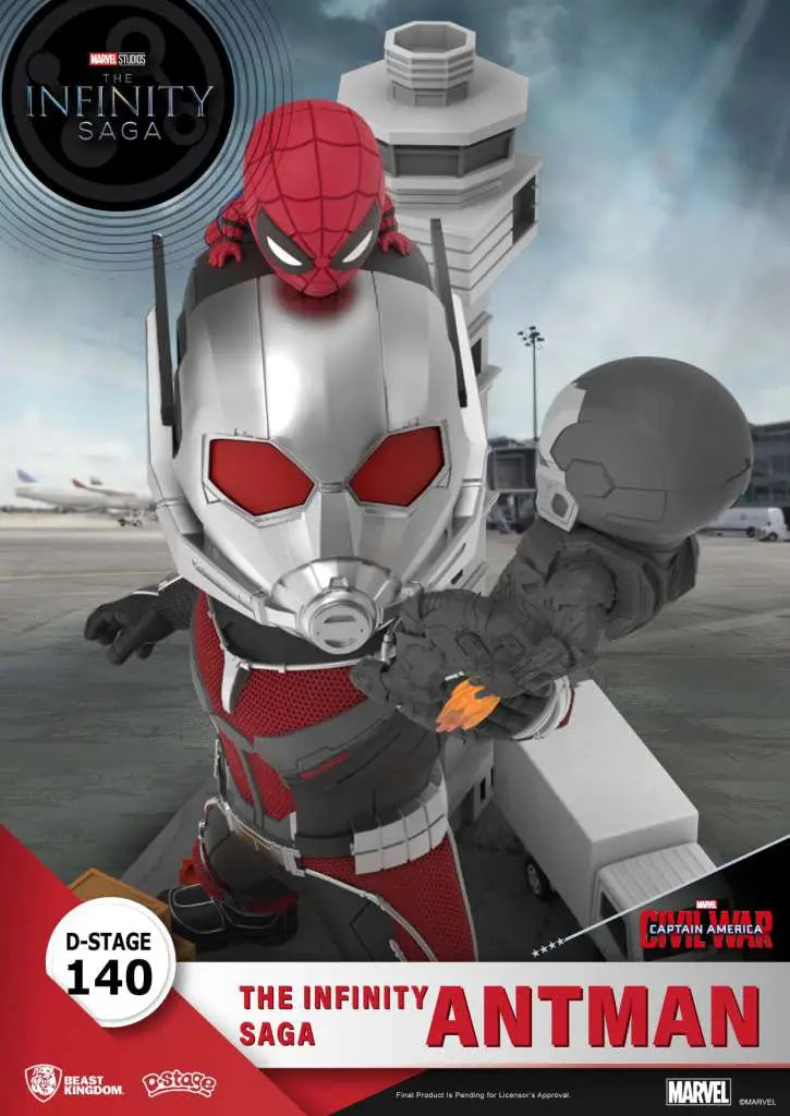 BEAST KINGDOM D-STAGE INFINITY SAGA ANTMAN STATUA 14 cm