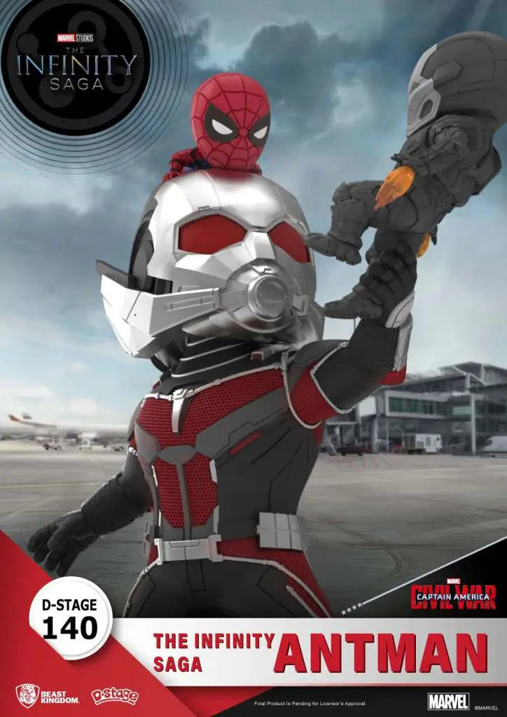 BEAST KINGDOM D-STAGE INFINITY SAGA ANTMAN STATUA 14 cm