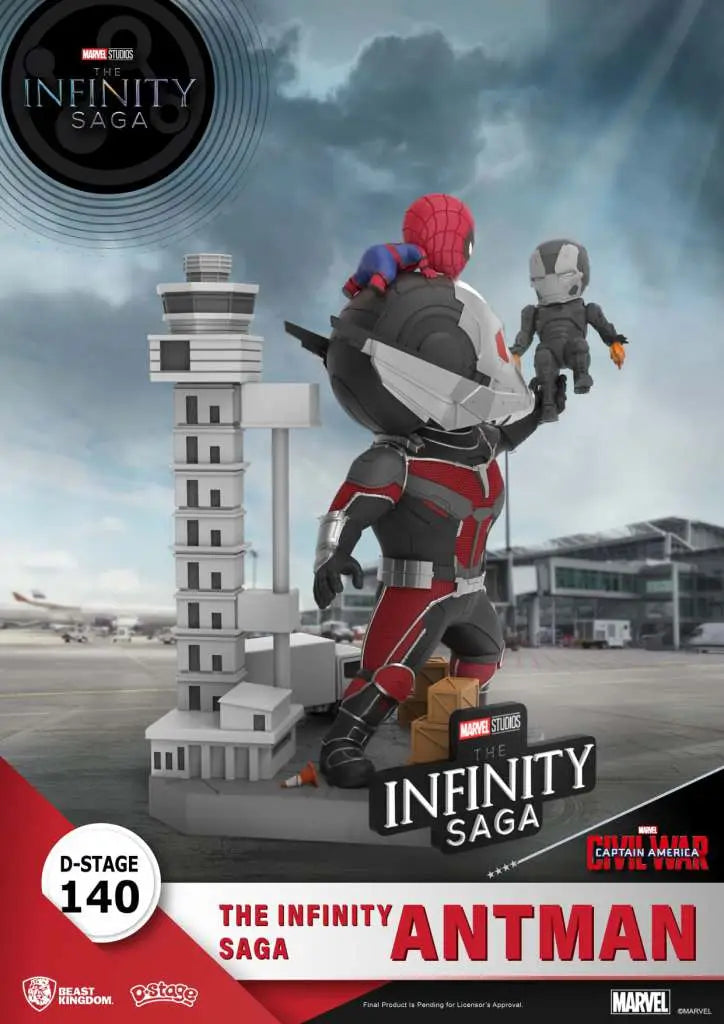 BEAST KINGDOM D-STAGE INFINITY SAGA ANTMAN STATUA 14 cm