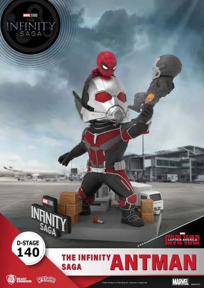 BEAST KINGDOM D-STAGE INFINITY SAGA ANTMAN STATUA 14 cm