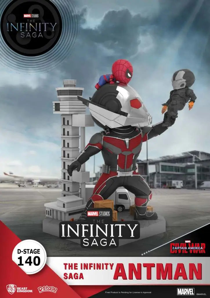 BEAST KINGDOM D-STAGE INFINITY SAGA ANTMAN STATUA 14 cm