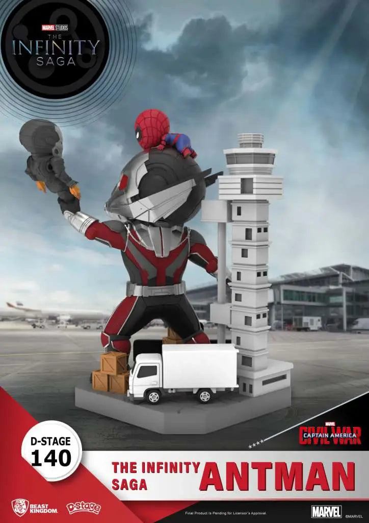 BEAST KINGDOM D-STAGE INFINITY SAGA ANTMAN STATUA 14 cm