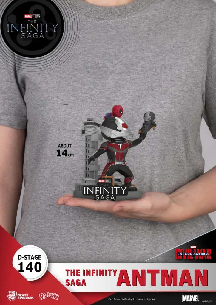 BEAST KINGDOM D-STAGE INFINITY SAGA ANTMAN STATUA 14 cm