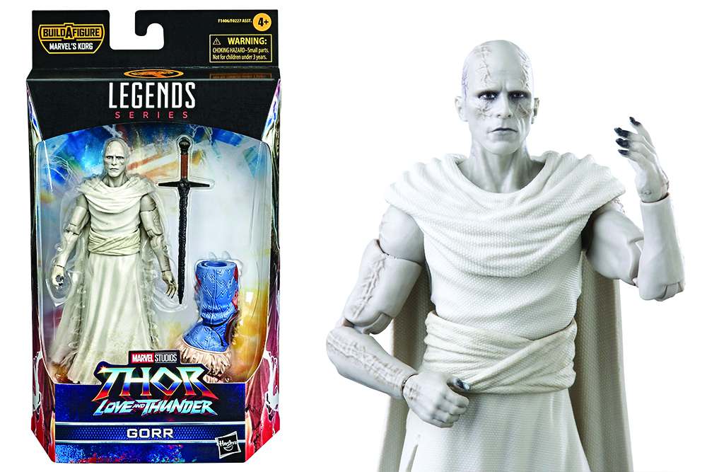 THOR: AMORE E TUONO MARVEL LEGENDS SERIES FIGURA 2022: GORR 15 CM HASBRO