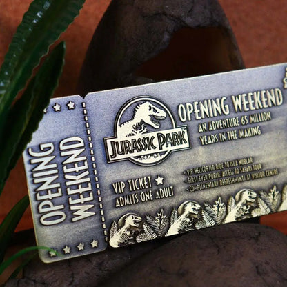 FANATTIK JURASSIC PARK 30TH ANN.LTD.ED. TICKET REPLICA