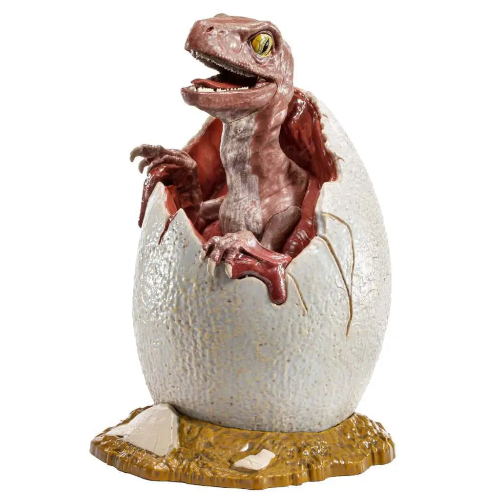 NOBLE COLLECTIONS JURASSIC PARK RAPTOR EGG DIORAMA 9 cm