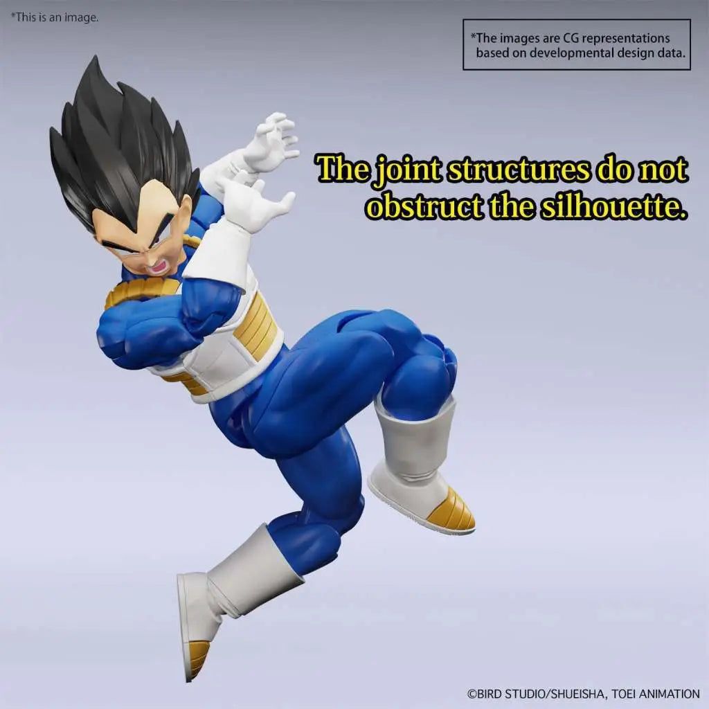 BANDAI RISE VEGETA NEW SPEC VER MODEL KIT 15 cm
