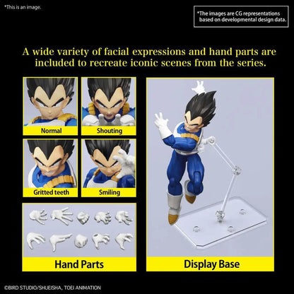 BANDAI RISE VEGETA NEW SPEC VER MODEL KIT 15 cm