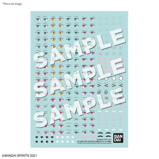 BANDAI 30MS WATER DECALS MULTIUSE 2 MODEL KIT