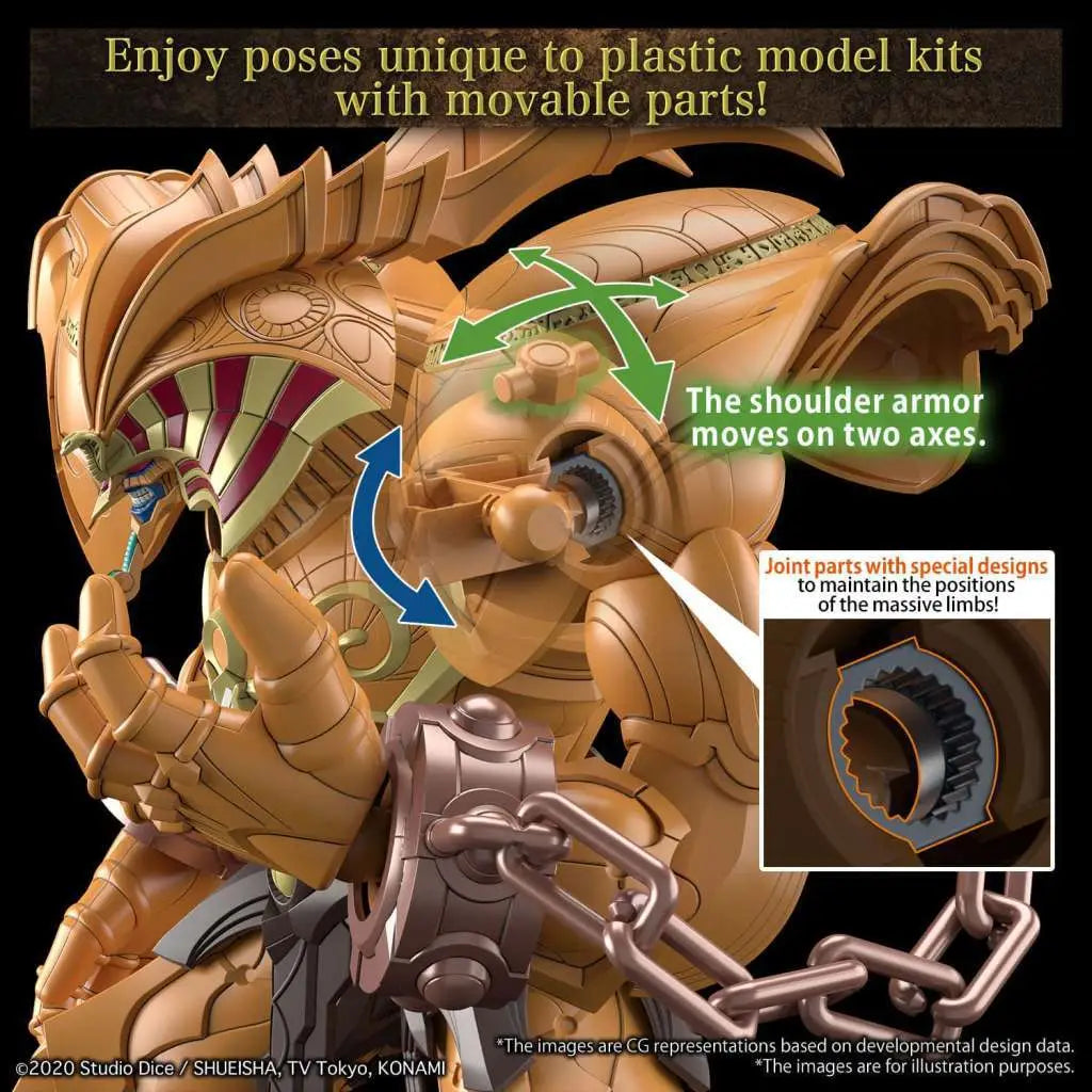 BANDAI RISE AMPLIFIED LEG EXODIA INCARN MODEL KIT 15 cm