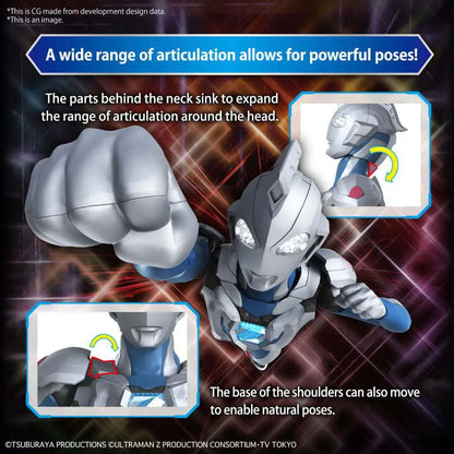 BANDAI RISE ULTRAMAN Z ORIGINAL MODEL KIT 12 cm