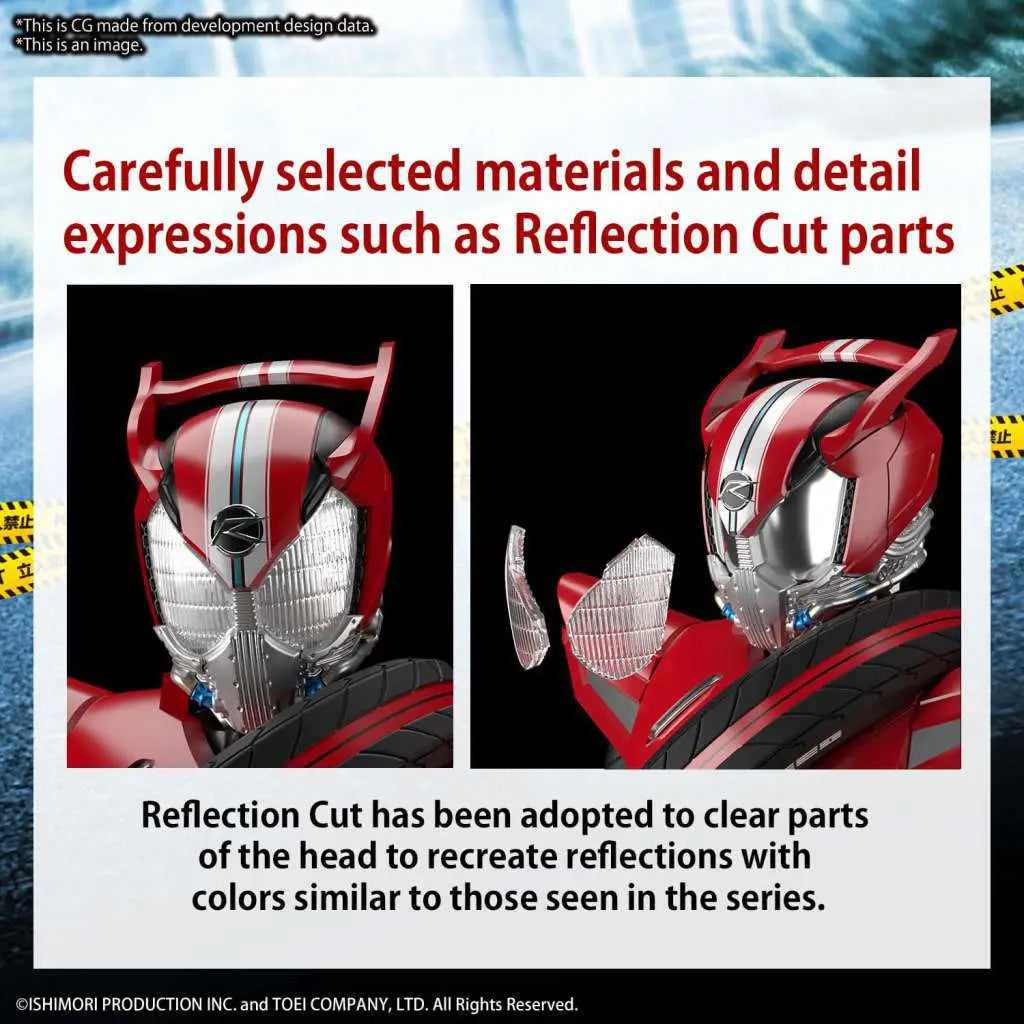 BANDAI RISE KAMEN RIDER DRIVE TYPE SPEED MODEL KIT 13 cm