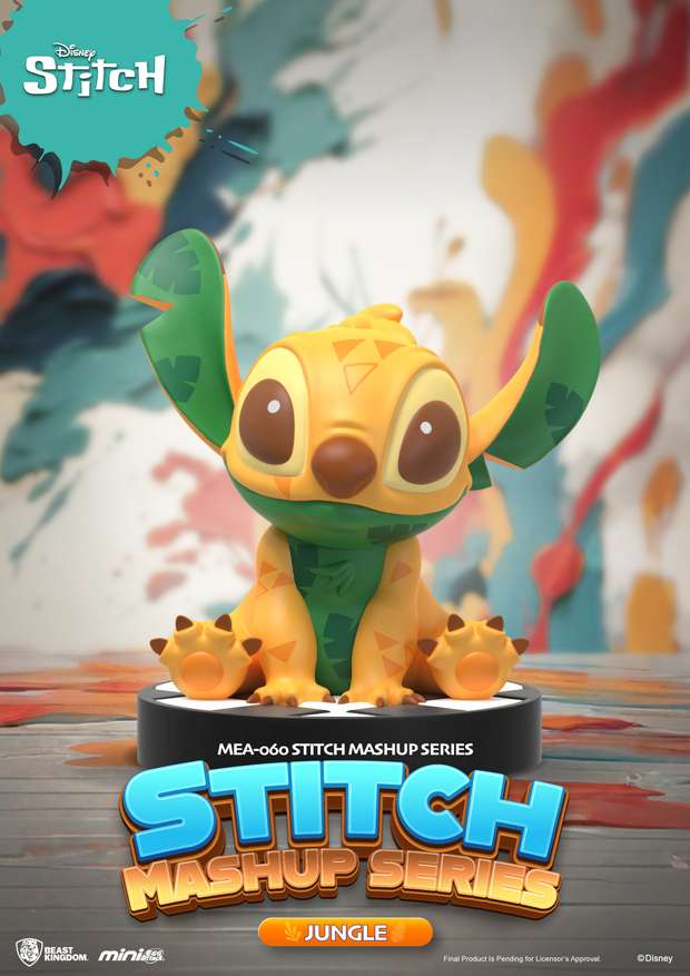 BEAST KINGDOM MINI EGG ATTACK STITCH MASHUP BLIND BOX DISPLAY (6) MINI FIGURA 8 cm