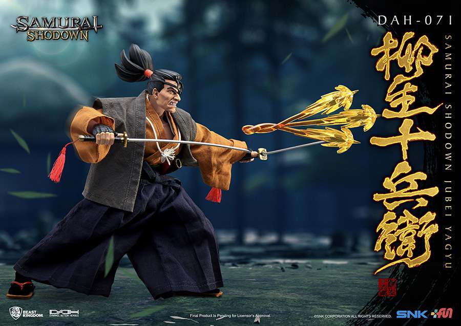 BEAST KINGDOM SAMURAI SHODOWN JUBEI YAGYU DAH ACTION FIGURE 21 cm