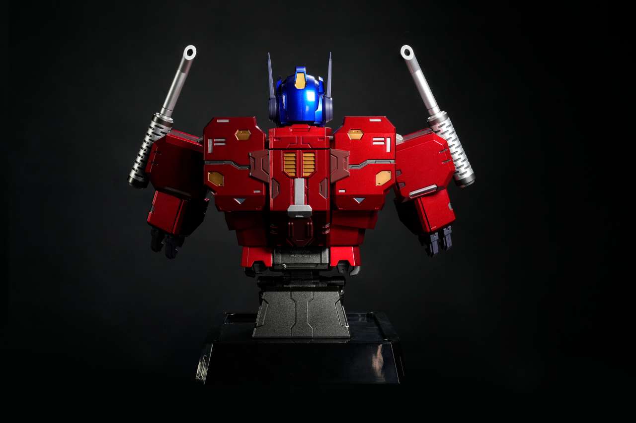 TRANSFORMERS BUSTO GENERATION ACTION FIGURA OPTIMUS PRIME MECHANIC BUSTO 16 CM UNIX SQUARE