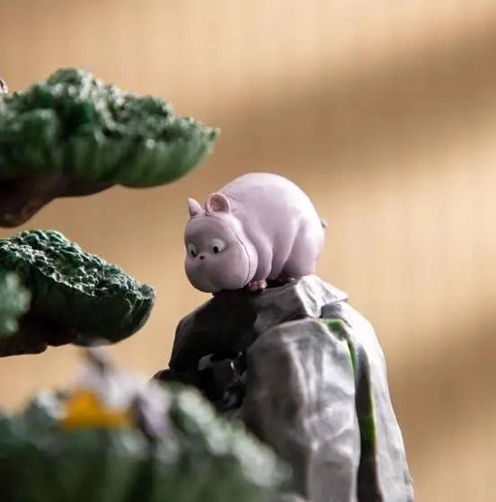 STUDIO GHIBLI SPIRITED AWAY BONSAI WATER GARDEN NO-FACE DIORAMA 21 cm