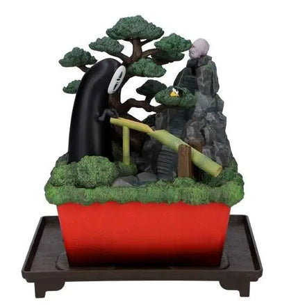 STUDIO GHIBLI SPIRITED AWAY BONSAI WATER GARDEN NO-FACE DIORAMA 21 cm