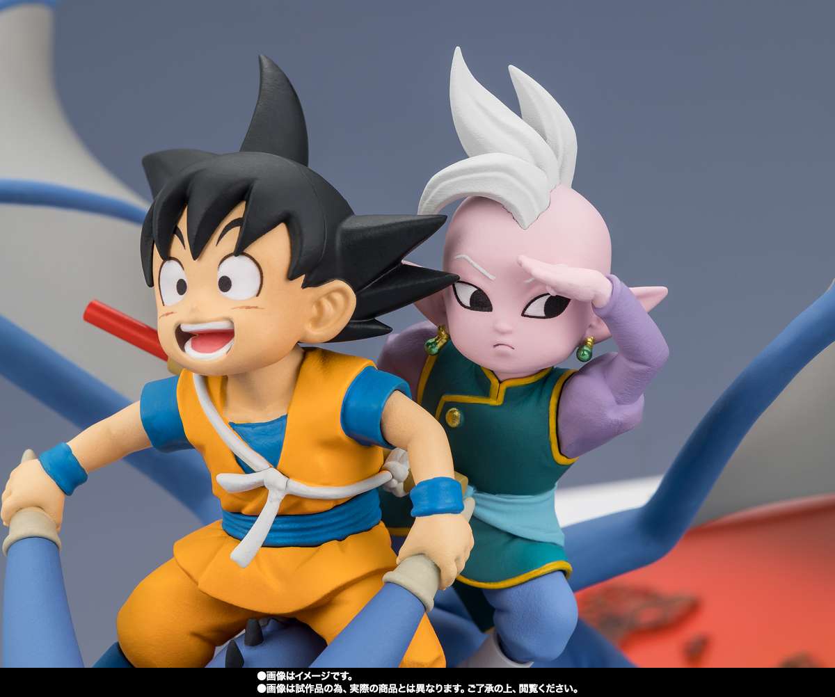 BANDAI SON GOKU & SUPREME KAI DRAGON BALL DAIMA FIGUARTS ZERO WELCOME STATUA 23 CM