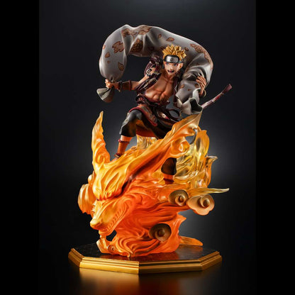 NARUTO-SHIPPUDEN-NARUTO SASUKE GOD SET STATUA MEGAHOUSE