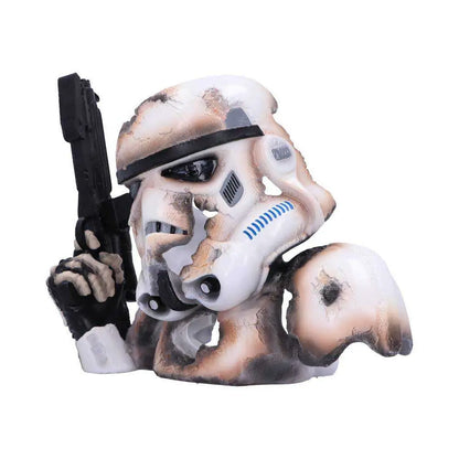 NEMESIS NOW - STAR WARS STORMTROOPER BATTLE BLASTED BUST BUSTO 23.5 cm