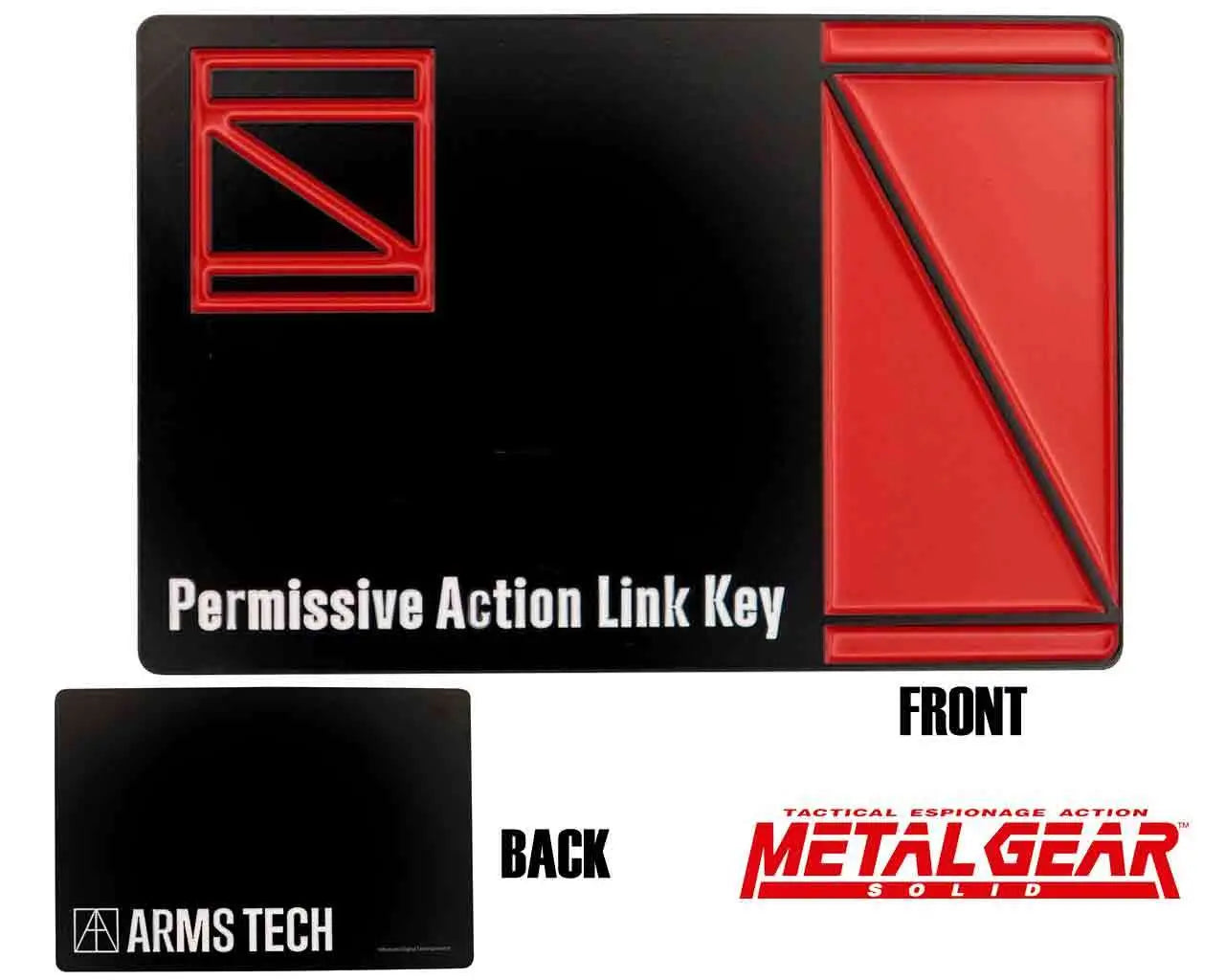FANATTIK METAL GEAR SOLID LIMITED EDITION SET 3 KEY CARDS REPLICA LIMITED EDITION