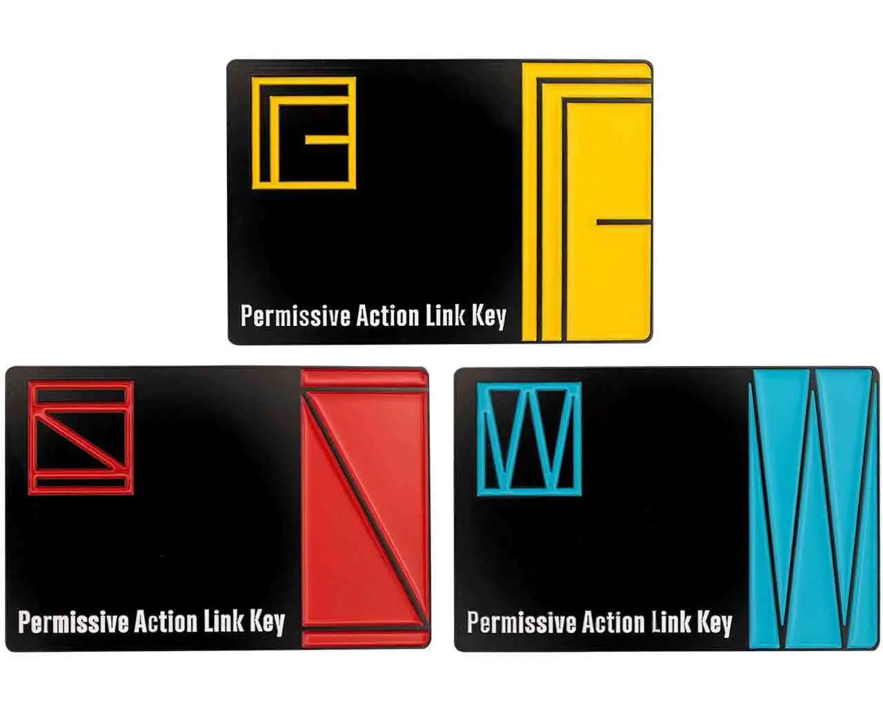 FANATTIK METAL GEAR SOLID LIMITED EDITION SET 3 KEY CARDS REPLICA LIMITED EDITION