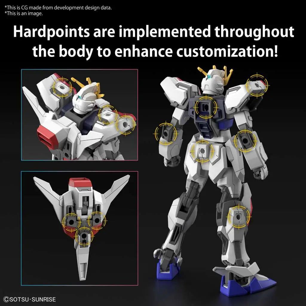 BANDAI EG BUILD STRIKE EXCEED GALAXY 1/144 MODEL KIT 12 cm