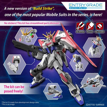 BANDAI EG BUILD STRIKE EXCEED GALAXY 1/144 MODEL KIT 12 cm
