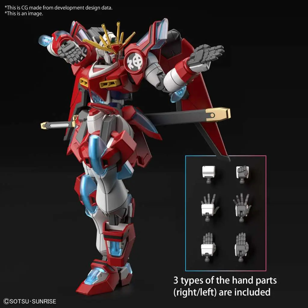 BANDAI - GUNDAM HG SHIN BURNING 1/144 MODEL KIT 13 cm