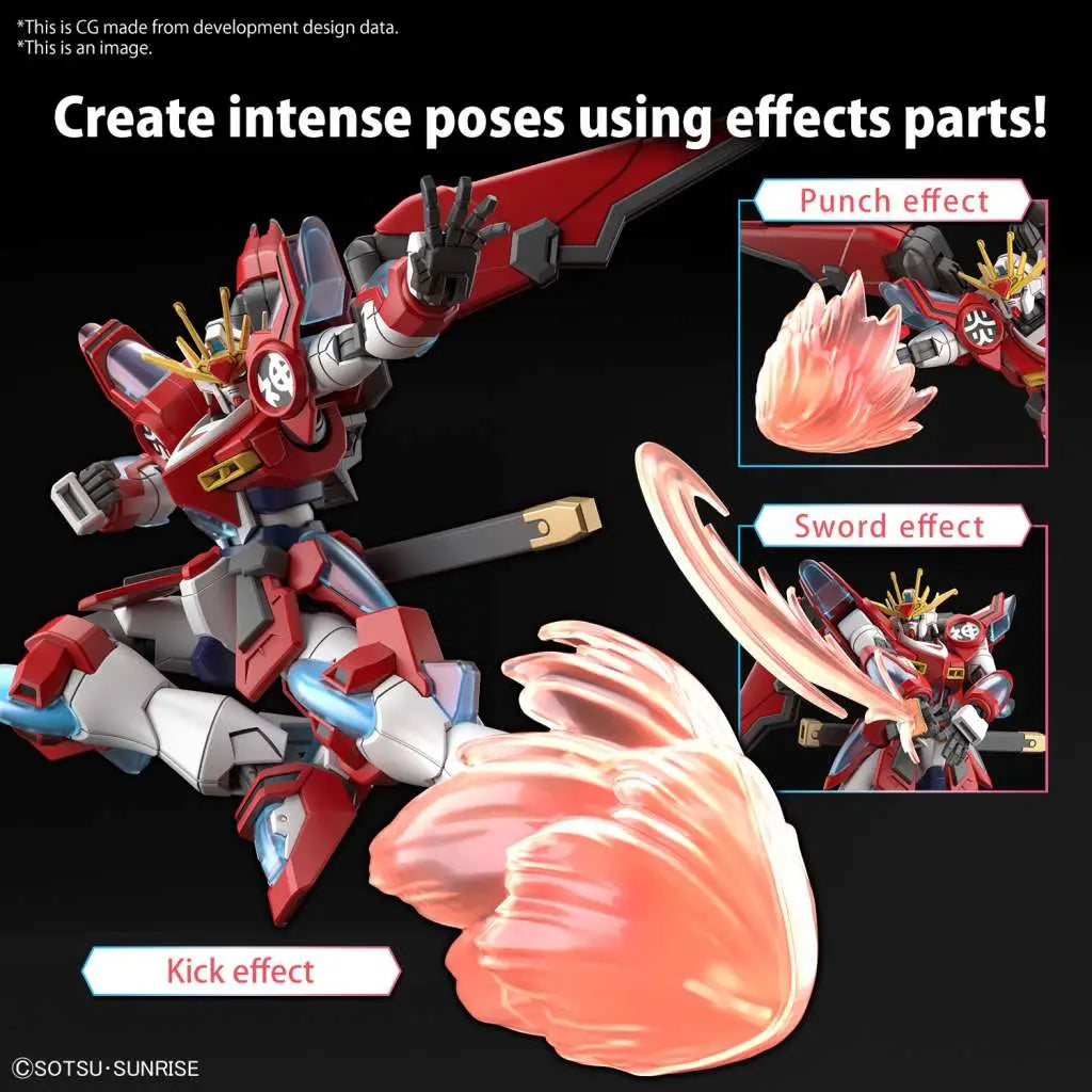 BANDAI - GUNDAM HG SHIN BURNING 1/144 MODEL KIT 13 cm