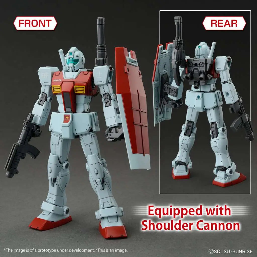 BANDAI HG GM SHOULDER CANNON / MISSILE POD 1/144 MODEL KIT 13 cm