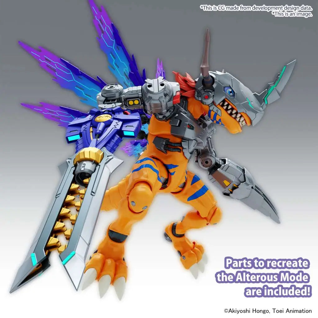 BANDAI RISE AMPLIFIED METALGREYMON VACCINE MODEL KIT 15 cm