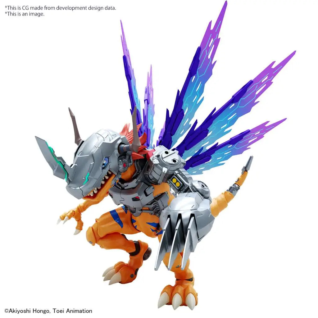 BANDAI RISE AMPLIFIED METALGREYMON VACCINE MODEL KIT 15 cm