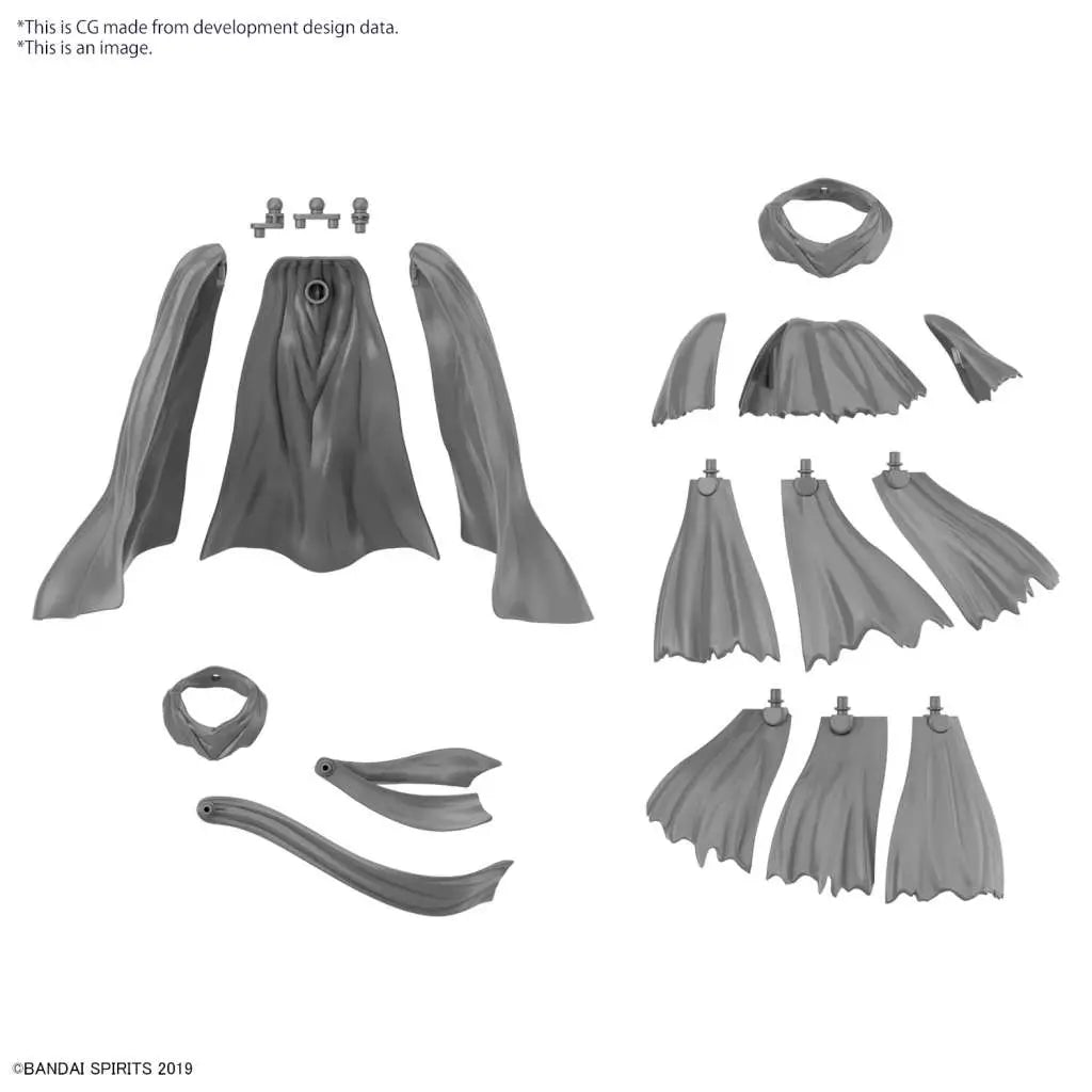 BANDAI OPTION PARTS SET 14 MULTI CLOTH 1/144 MODEL KIT 30MM