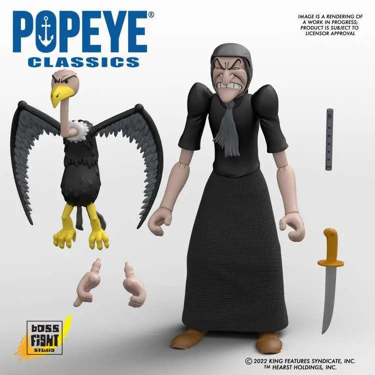 BOSS FIGHT STUDIO - POPEYE POPEYE WAVE 2 SEA HAG AF ACTION FIGURE 15 cm