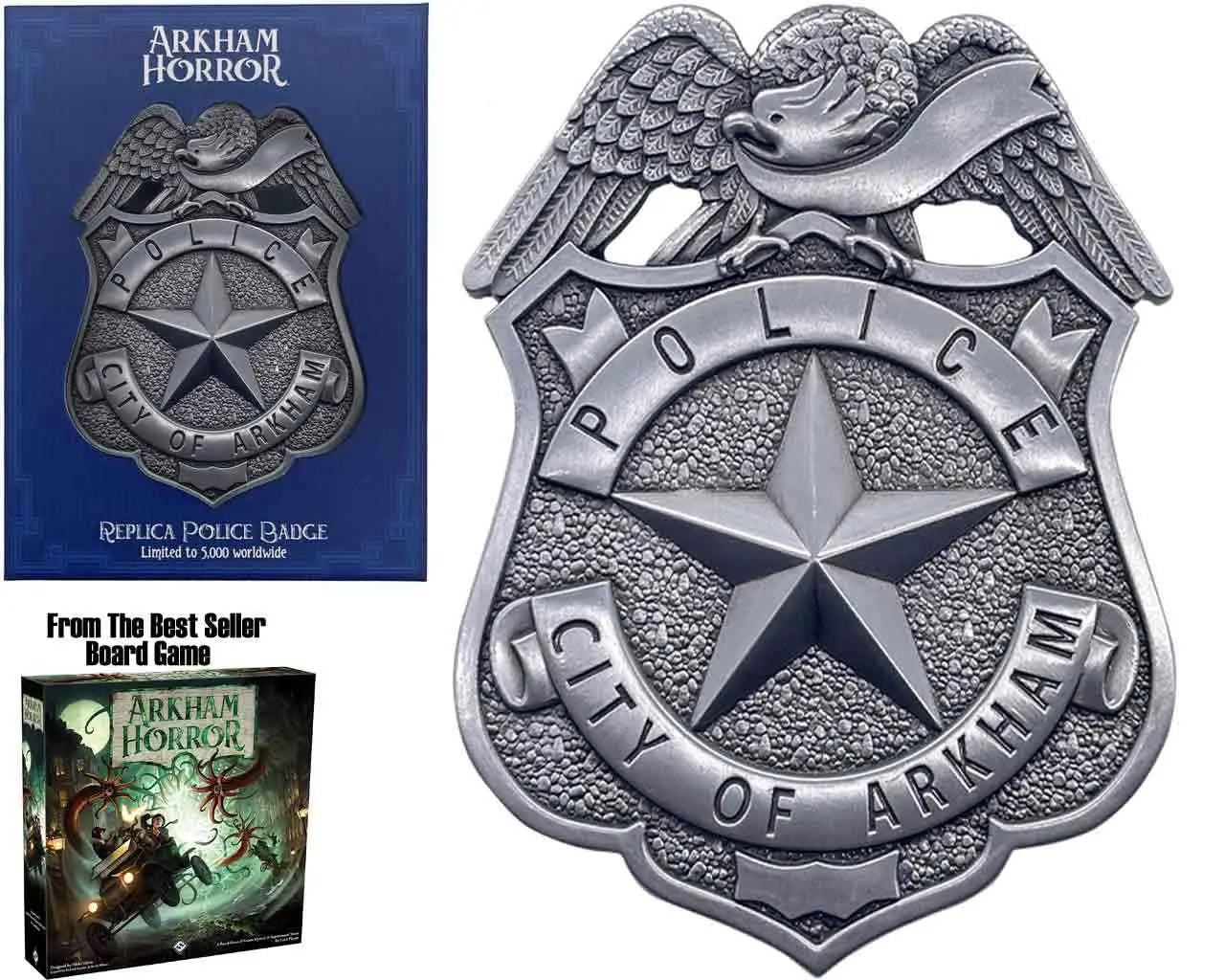 FANATTIK ARKHAM HORROR - LIMITED EDITION POLICE BADGE REPLICA LIMITED EDITION