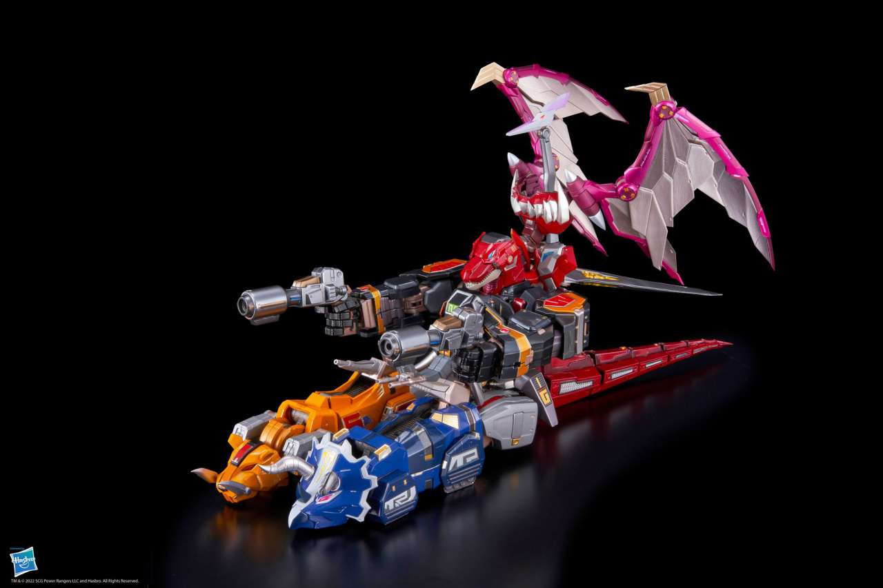 FLAMETOYS POWER RANGERS GO KARA KURI DINO MEGAZORD ACTION FIGURE 24 cm