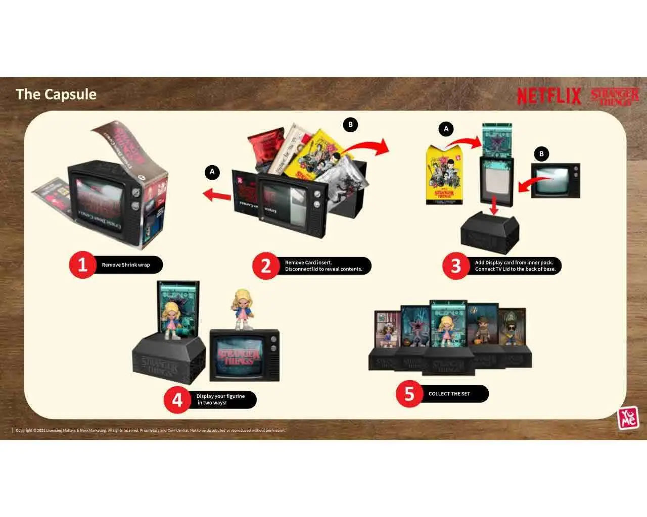 YUME STRANGER THINGS - UPSIDE DOWN CAPSULE SERIES 2 - DISPLAY (12 UNITS) MINI FIGURA