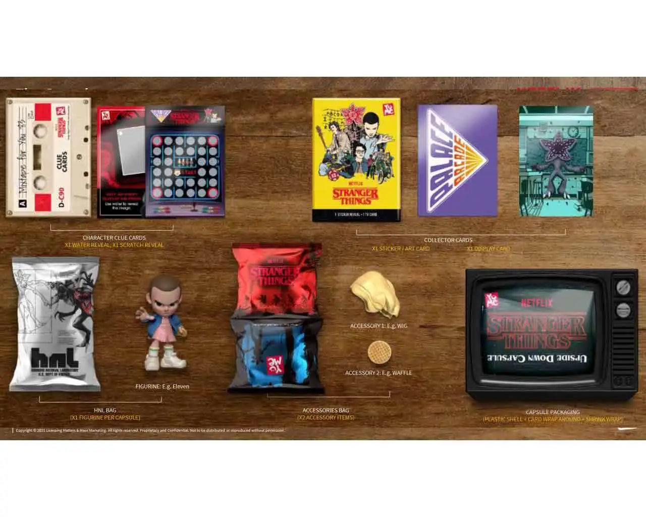 YUME STRANGER THINGS - UPSIDE DOWN CAPSULE SERIES 2 - DISPLAY (12 UNITS) MINI FIGURA