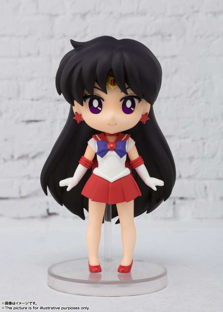 BANDAI SAILOR MARS SAILOR MOON FIGUARTS MINI ACTION FIGURE 9 CM